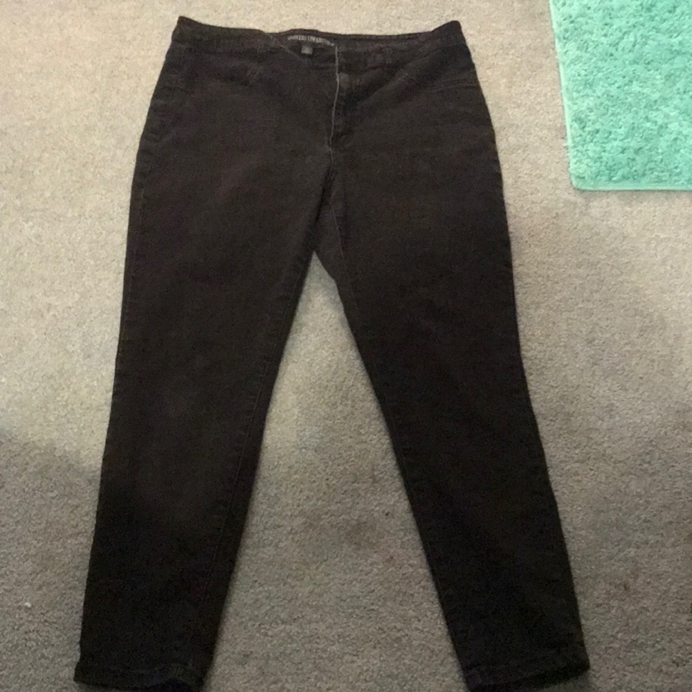 Black skinny jeans